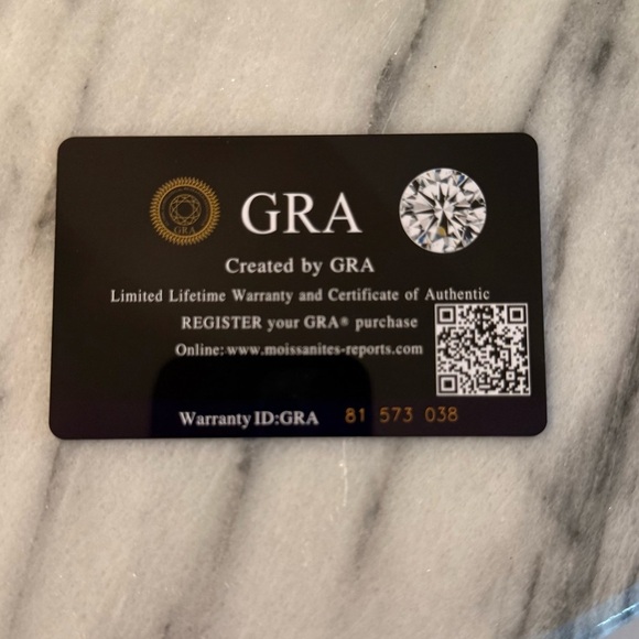 Women’s Fashion Pierced Earrings 1ct Moissanite Pink 18k Plated 6.5 MM GRA Inc - Picture 10 of 12